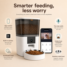 AquaWhisk Smart Pet Feeder with HD Camera 6L