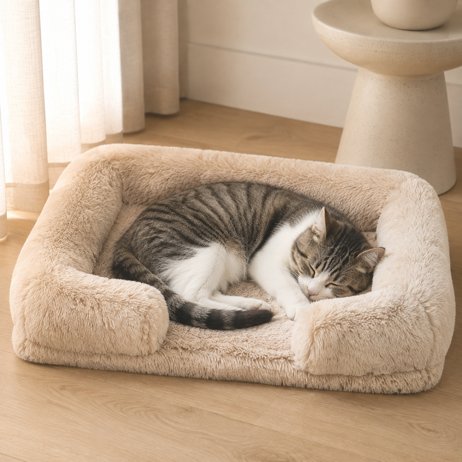 Cama para mascotas CloudRest Plush Bolster