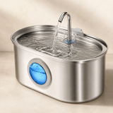 AquaWhisk Stainless Steel Pet Water Fountain